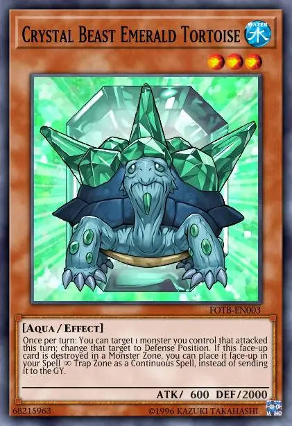 Crystal Beast Emerald Tortoise